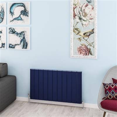 Eastbrook Withington radiator 105x60cm aluminium 1080W blauw