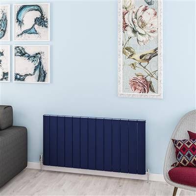 Eastbrook Withington radiator 125x60cm aluminium 1270W blauw