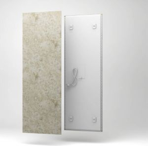 Ecosun CR500 keramisch infrarood paneel beton beige 120x40cm 500W