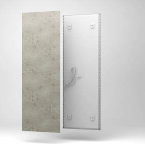 Ecosun CR500 keramisch infrarood paneel beton grijs 120x40cm 500W