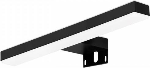 FOCCO Veronica spiegellamp mat zwart 30cm LED