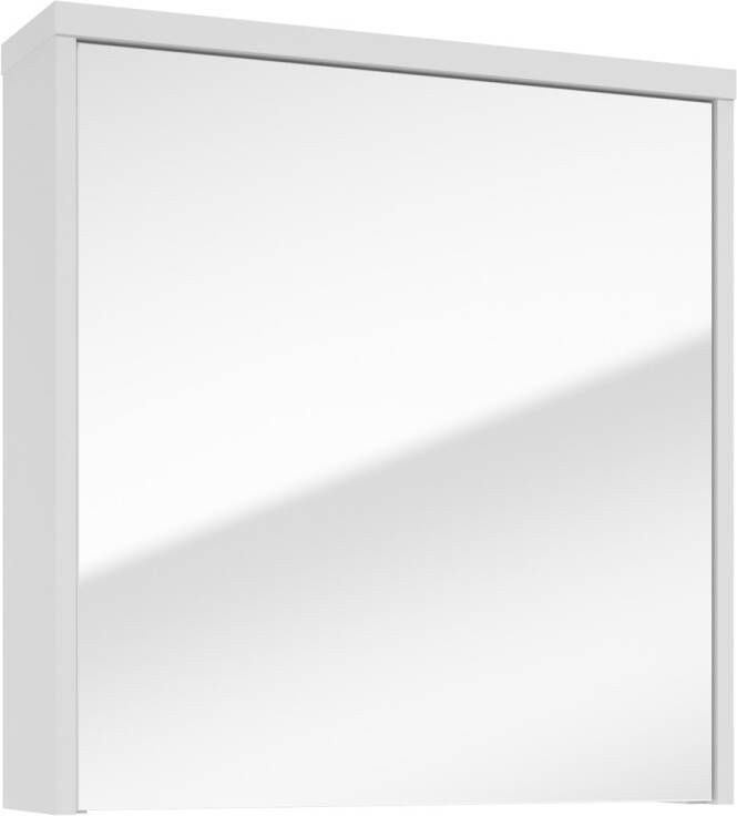 Fontana Basic spiegelkast 60cm met 1 deur wit mat