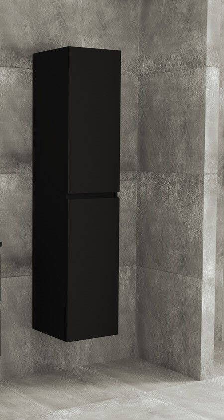 Fontana Rovigo kolomkast 160x35x35 mat zwart
