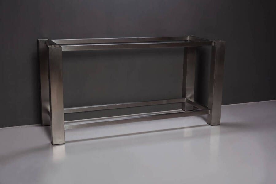 Forzalaqua Onderstel wastafelframe 120x80x51cm RVS geborsteld 500017