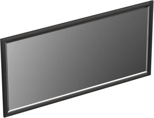 Forzalaqua Gela 2.0 spiegel 160x80cm Rechthoek zonder verlichting met frame Massief Eiken Black oiled 8070185