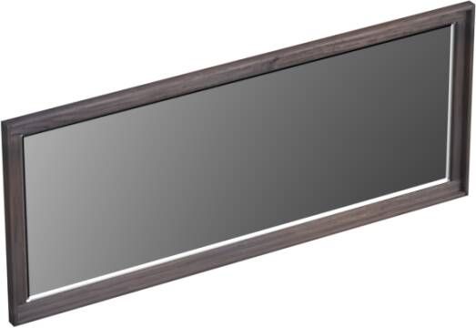 Forzalaqua Reno 2.0 spiegel 100x80cm Rechthoek zonder verlichting met frame Massief Eiken Charcoal 8072330