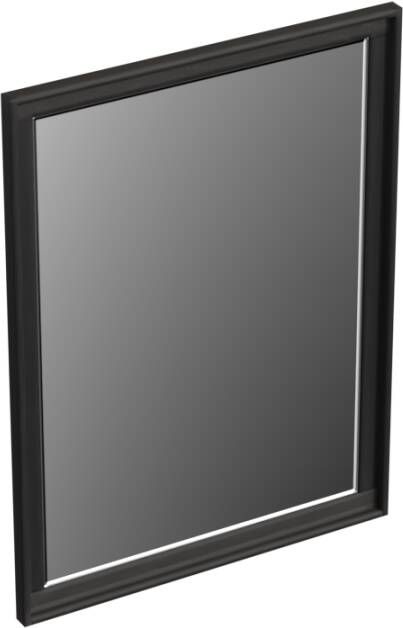 Forzalaqua Reno 2.0 spiegel 59.5x80cm Rechthoek zonder verlichting met frame Massief Eiken Black oiled 8070315