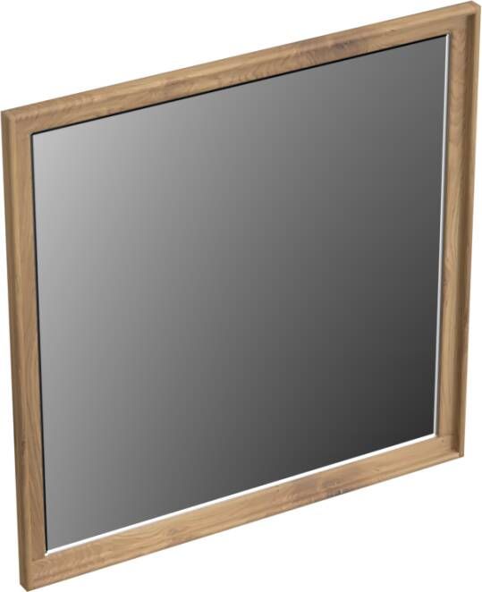 Forzalaqua Reno 2.0 spiegel 80x80cm Vierkant zonder verlichting met frame Massief Eiken Oyster 8071185