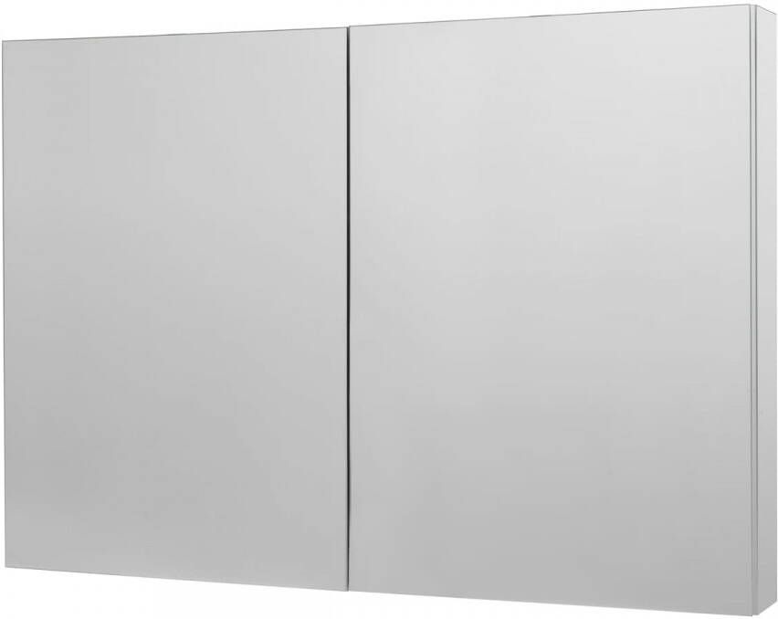 Galva Juliette spiegelkast met 2 softclose deuren 100cm grijs
