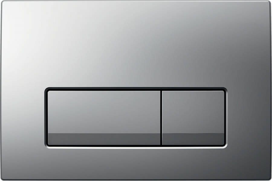 Geberit Delta50 bedieningsplaat 2-toets spoeling df 24.6x16.4cm matchroom 115105465