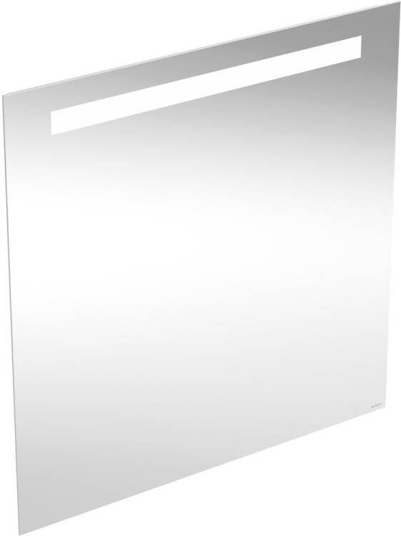 Geberit Option rechthoekige spiegel met verlichting 70x70cm