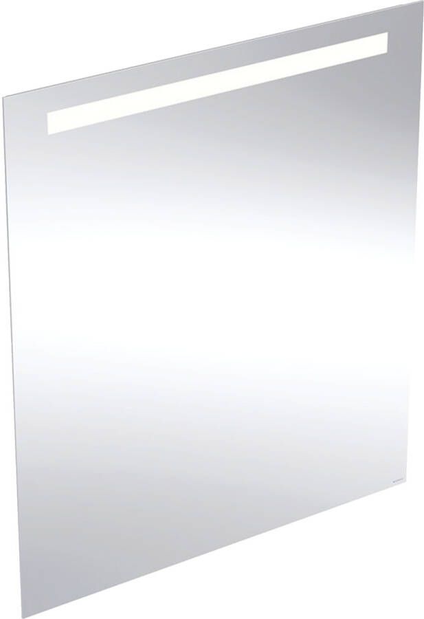 Geberit Option rechthoekige spiegel met verlichting 80x90cm