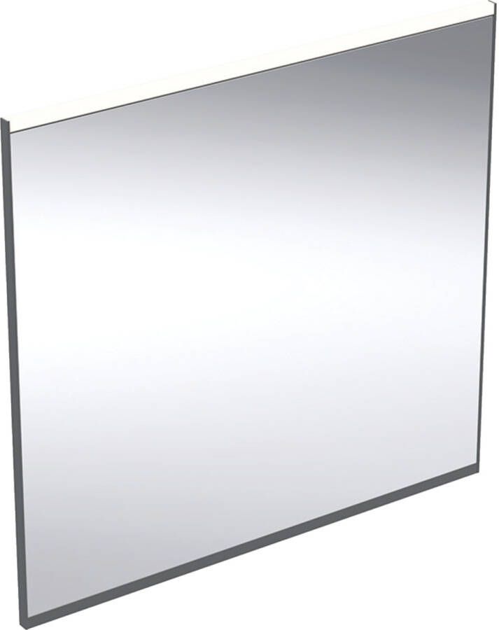 Geberit Option spiegel met verlichting en verwarming 75x70cm zwart