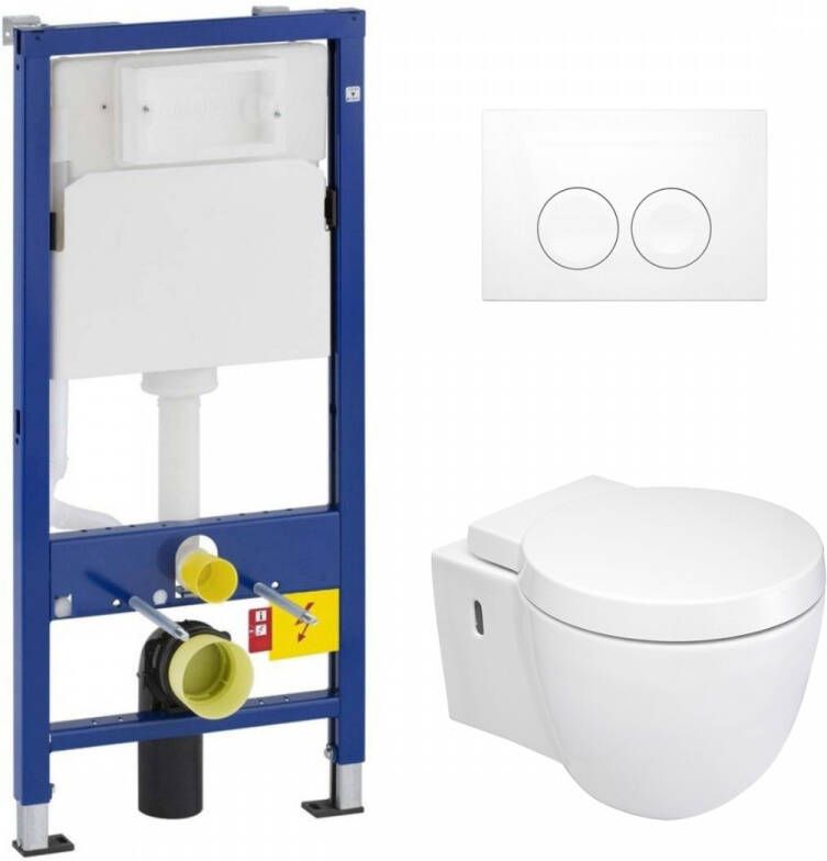 Geberit UP100 toiletset met Mueller Ask toilet en softclose zitting