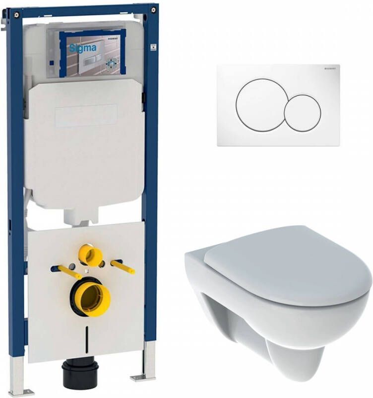 Geberit UP720 toiletset met Renova Rimfree toilet en softclose zitting