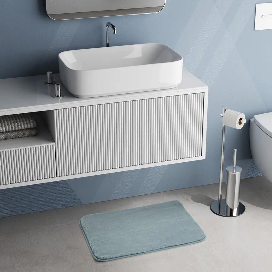 Gedy Fuzzy douchemat antislip 50x80cm blauw