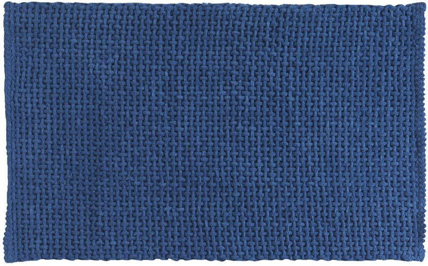 Gedy Knot badmat antislip 50x80cm blauw