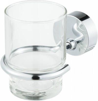 Geesa 27 Collection Glashouder met glas Chroom 91270202