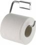 GEESA Aim toiletrolhouder vierkante afdekrozet zonder klep hxdxl 92x13x130mm chroom - Thumbnail 2