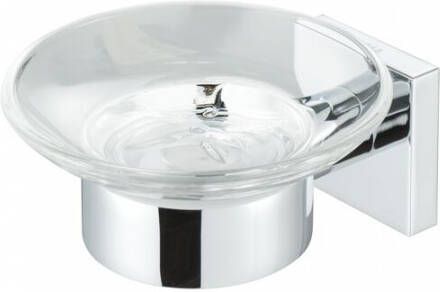 Geesa Nelio zeephouder met schaal chroom