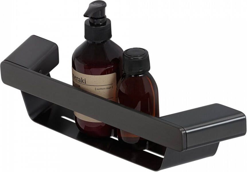 Geesa Shift douchemand 35 x 7 7 x 7 cm zwart metaal geborsteld