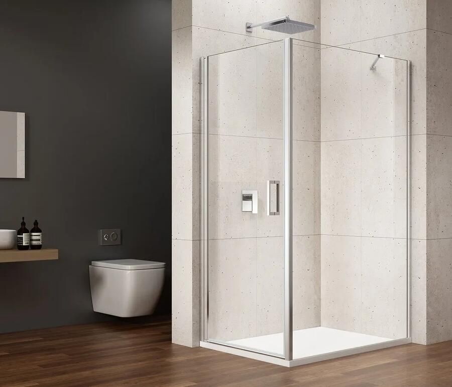 Gelco Loro douchecabine met draaideur 80x80cm chroom