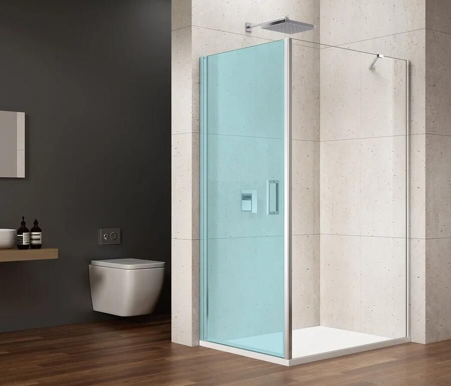 Gelco Loro zijwand 100x200cm chroom