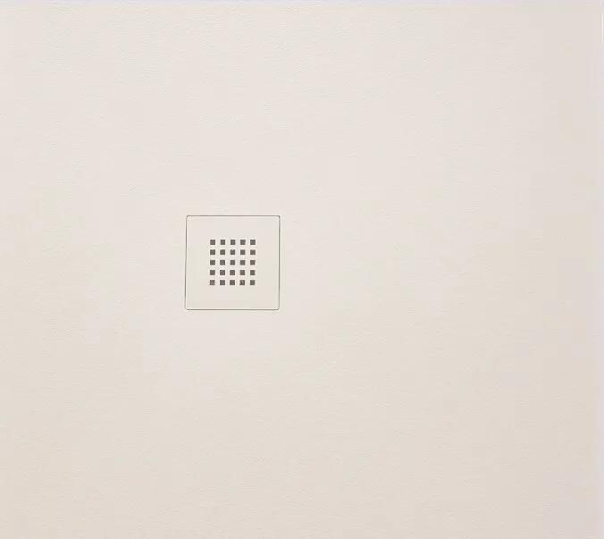 Gelco Mitia rechthoekige douchebak stone-look 120x80cm lichtgrijs