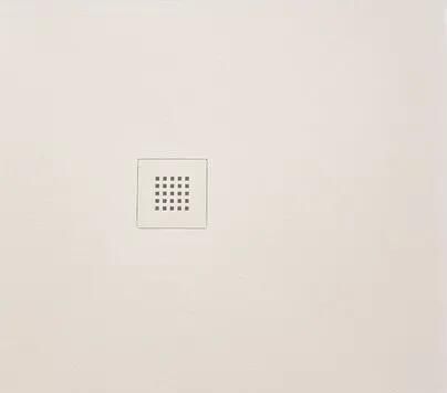 Gelco Mitia rechthoekige douchebak stone-look 120x90cm lichtgrijs