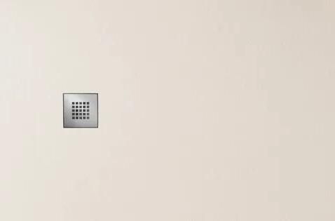 Gelco Mitia rechthoekige douchebak stone-look 160x90cm lichtgrijs