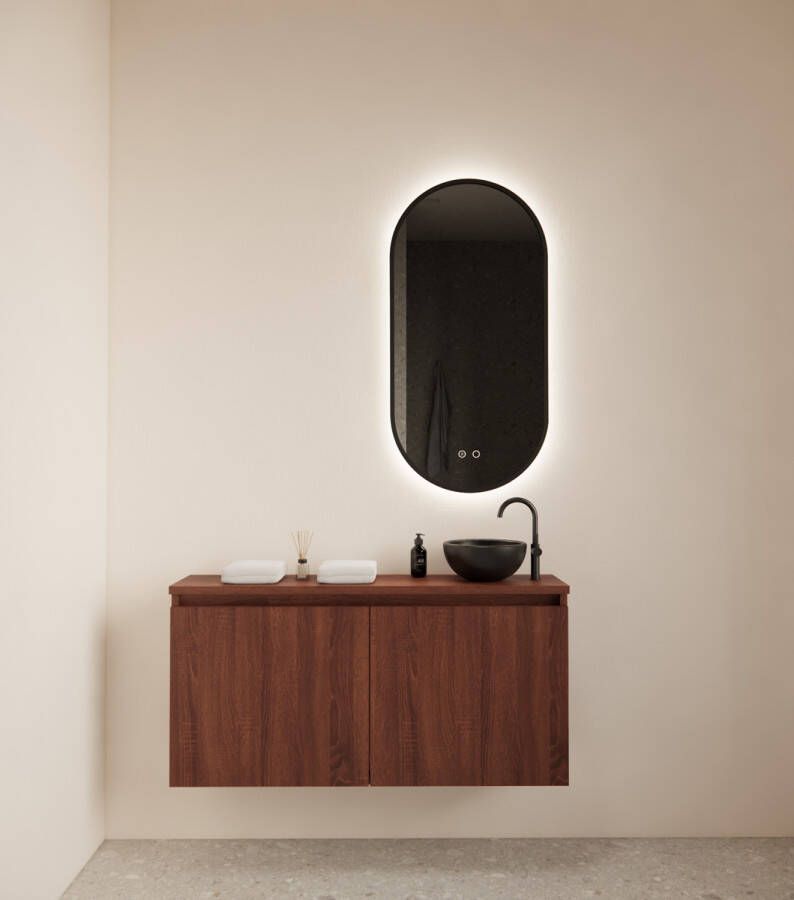 Gliss Design Echo toiletmeubel 100cm choco eiken