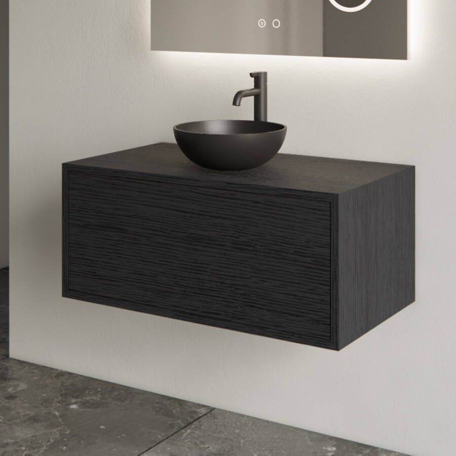 Gliss Design Joa badmeubel 80cm black veneer