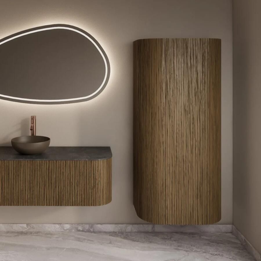 Gliss Design Alluro kolomkast 160cm castle brown