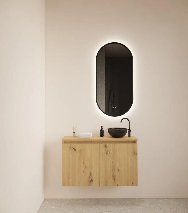 Gliss Design Echo toiletmeubel 80cm artisan eiken
