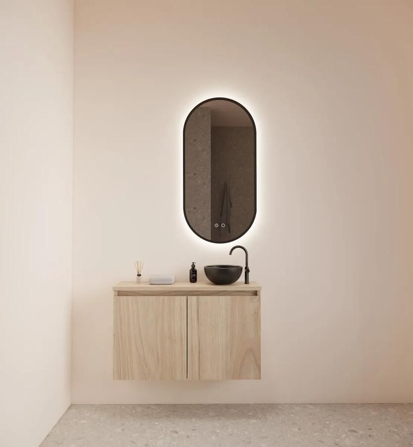 Gliss Design Echo toiletmeubel 80cm kastanje