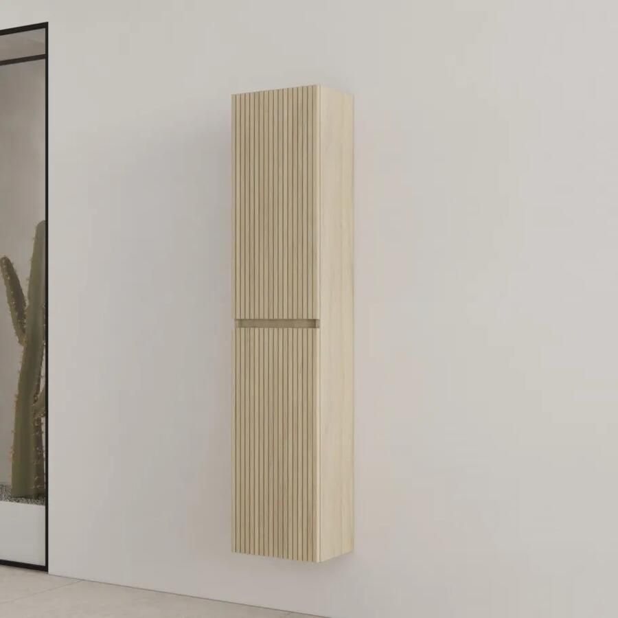 Gliss Design Timotheus kolomkast met ribbelfront 160cm corn silk