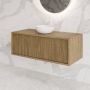 Gliss Design Onderkast Heronimus 100x45x35 cm Met Topplaat Castle Brown - Thumbnail 2