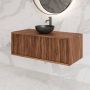 Gliss Design Onderkast Heronimus 100x45x35 cm Met Topplaat Walnut - Thumbnail 2