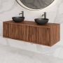 Gliss Design Onderkast Heronimus 120x45x35 cm Met Topplaat Walnut - Thumbnail 2