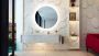 Gliss Design Oko ronde spiegel met verlichting en verwarming 120cm - Thumbnail 1