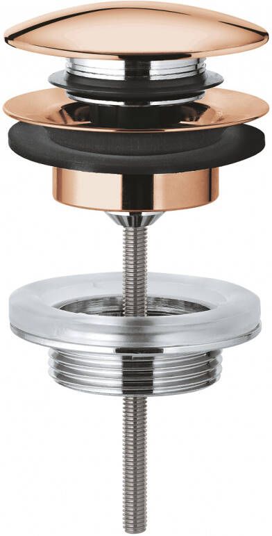 GROHE afvoergarnituur push-open afneembare kap afsluitbaar warm sunset 65807DA0