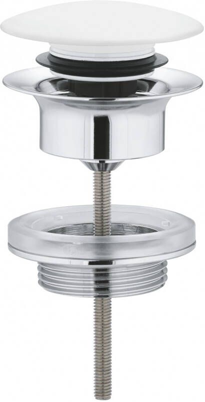 Grohe afvoergarnituur push open wit 65807LS0