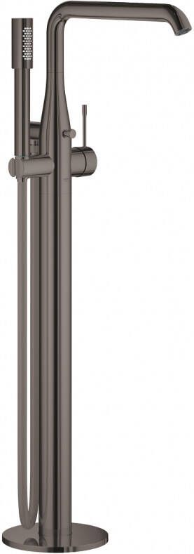 Grohe Essence New Afbouwdeel vrijstaande badkraan omstel draaibare uitloop 27.7cm handdouche doucheslang hard graphite 23491A01
