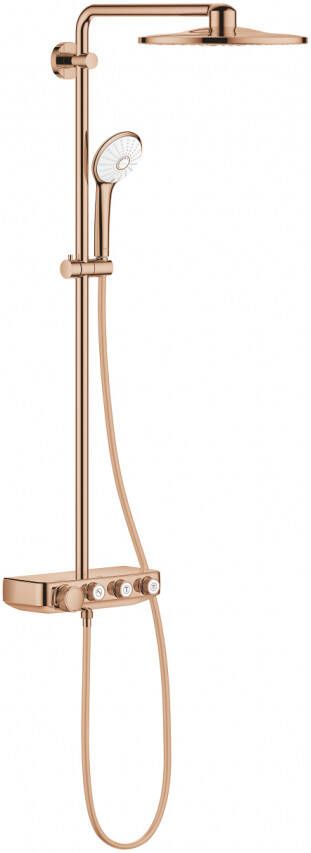 Grohe Euphoria SmartControl Regendoucheset Opbouw hoofddouche 31cm hannddouche rond warm sunset 26507DA0