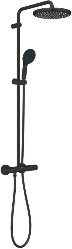 Grohe Tempesta thermostatische regendouche 25cm met aquadimmer zwart mat
