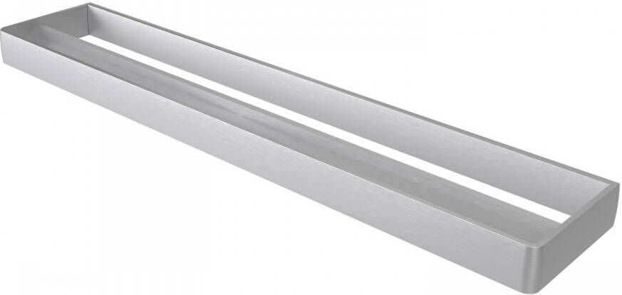 Haceka Handdoekhouder Dubbel Aline Brushed 60 8x3 5 cm Aluminium Geborsteld Zilver