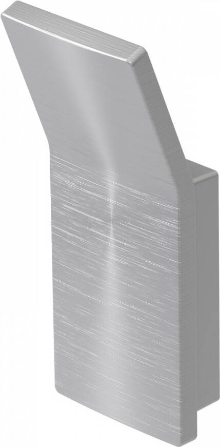 Haceka Handdoekhaak Aline Brushed 8 7x3 6 cm Aluminium Geborsteld Zilver
