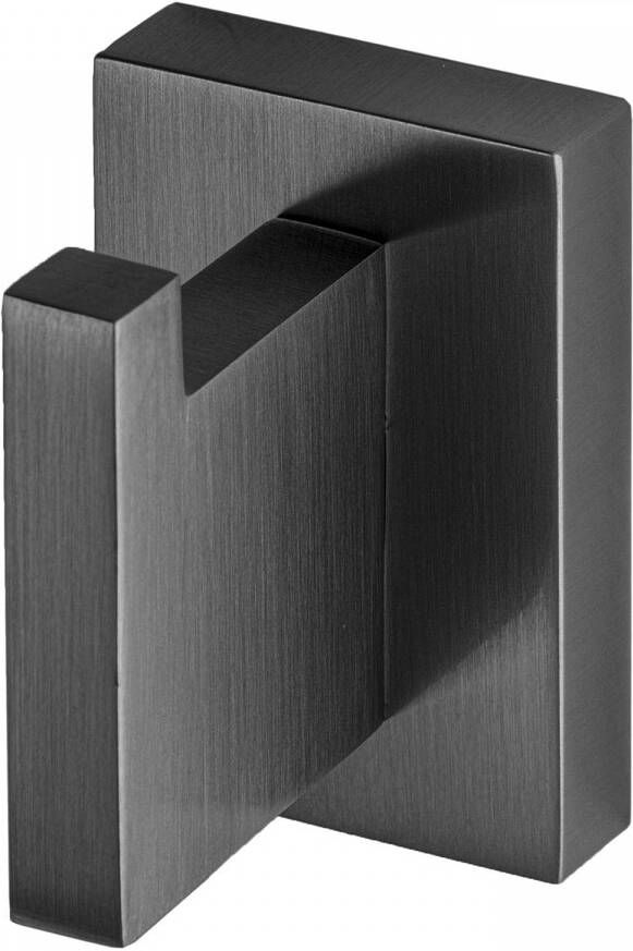 Haceka Edge Handdoekhaak enkel grafiet gunmetal 1208805