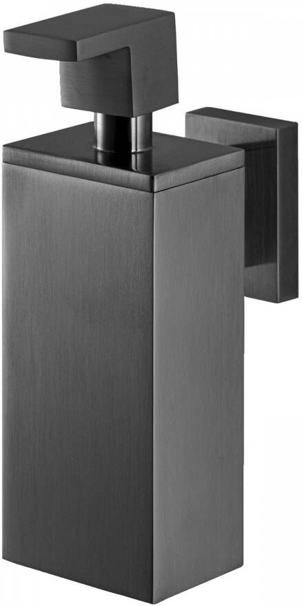 Haceka Edge Zeepdispenser wandmodel grafiet gunmetal 1208807