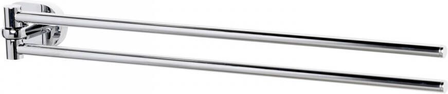 Haceka Handdoekhouder Gio Dubbel Draaibaar 38 cm Chroom
